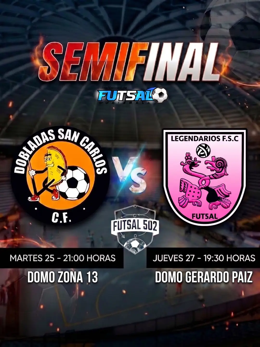 Dobladas y Legendarios por la final