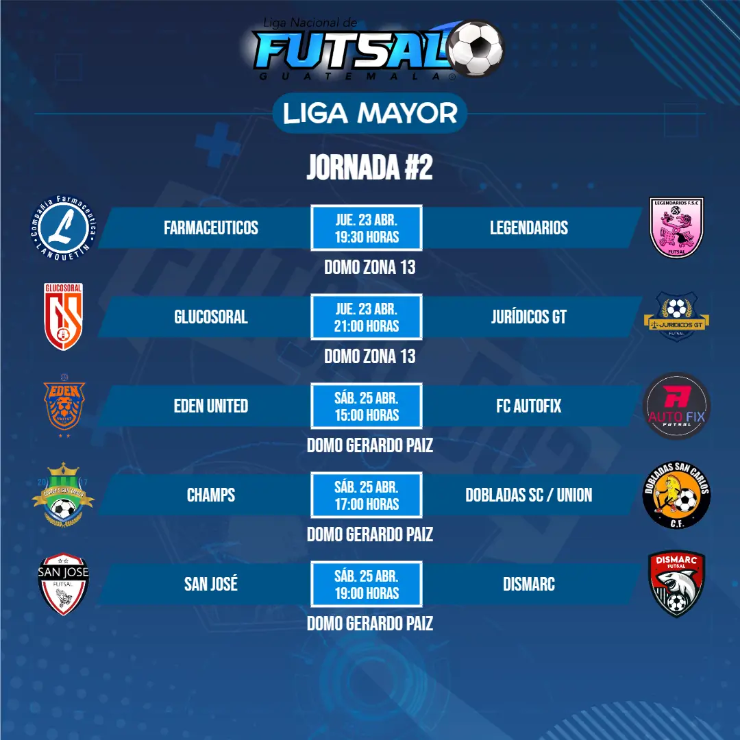 Liga Mayor | Jornada #2