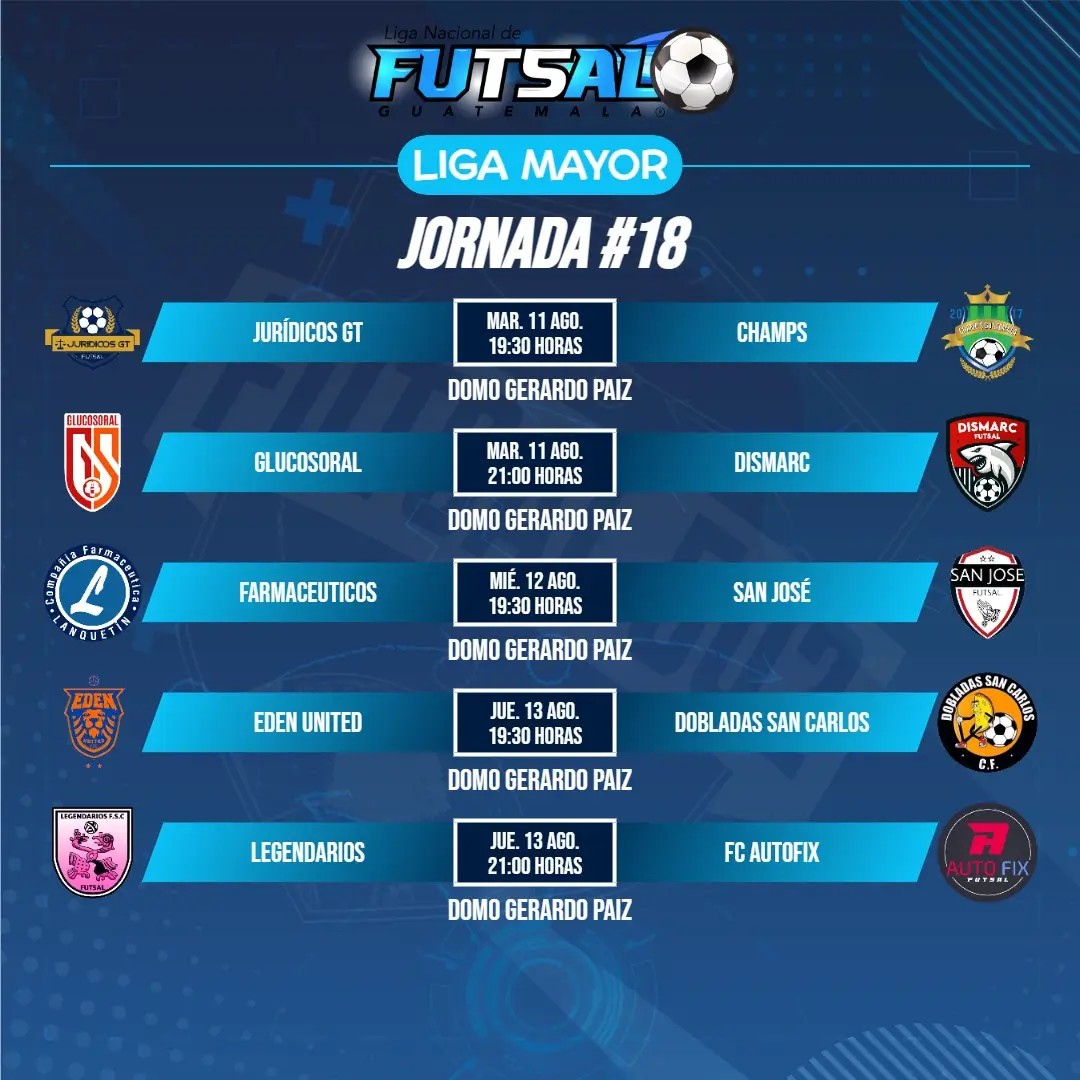 Liga Mayor | Jornada 18