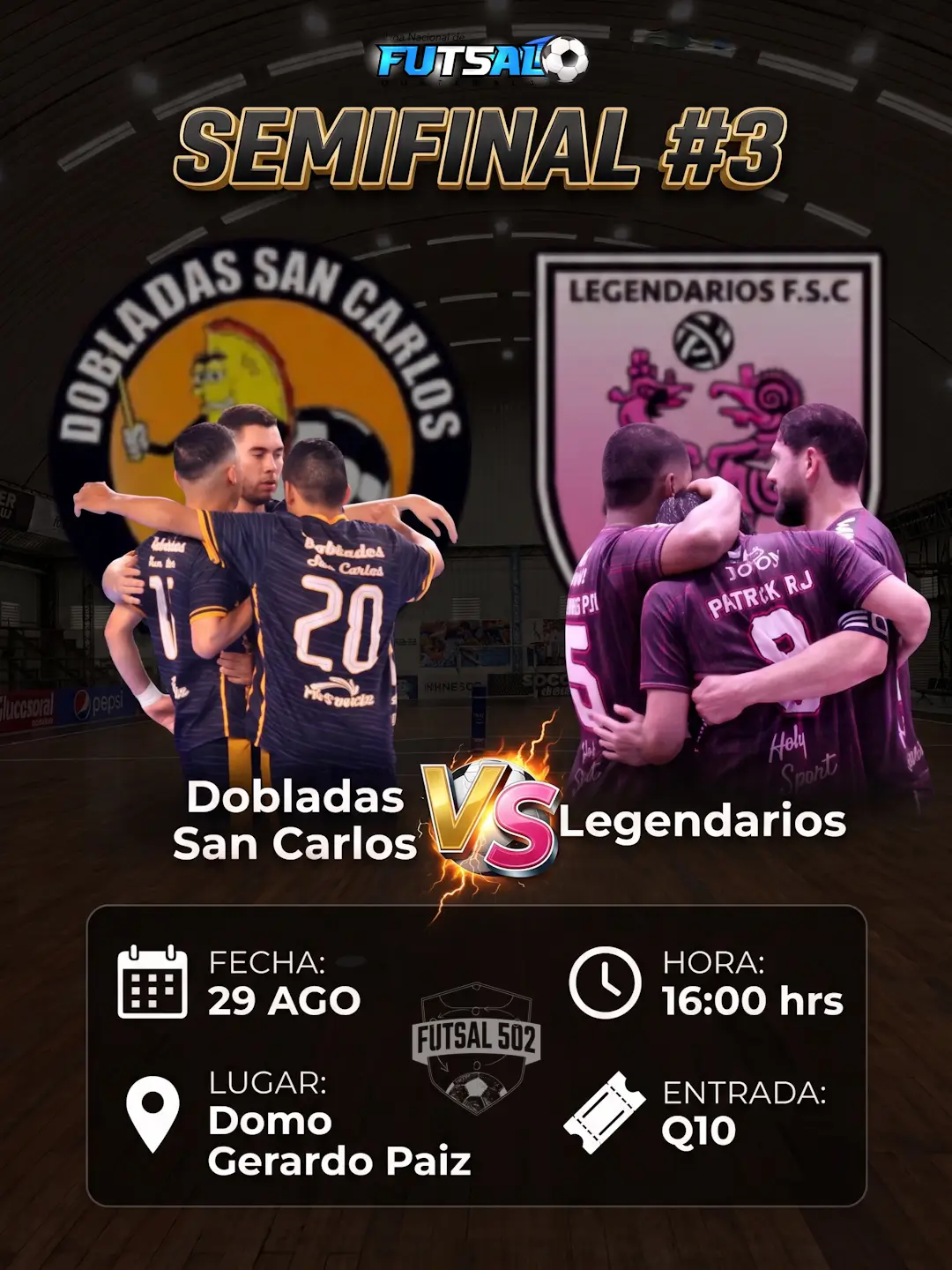 Horario tercer juego de semifinales