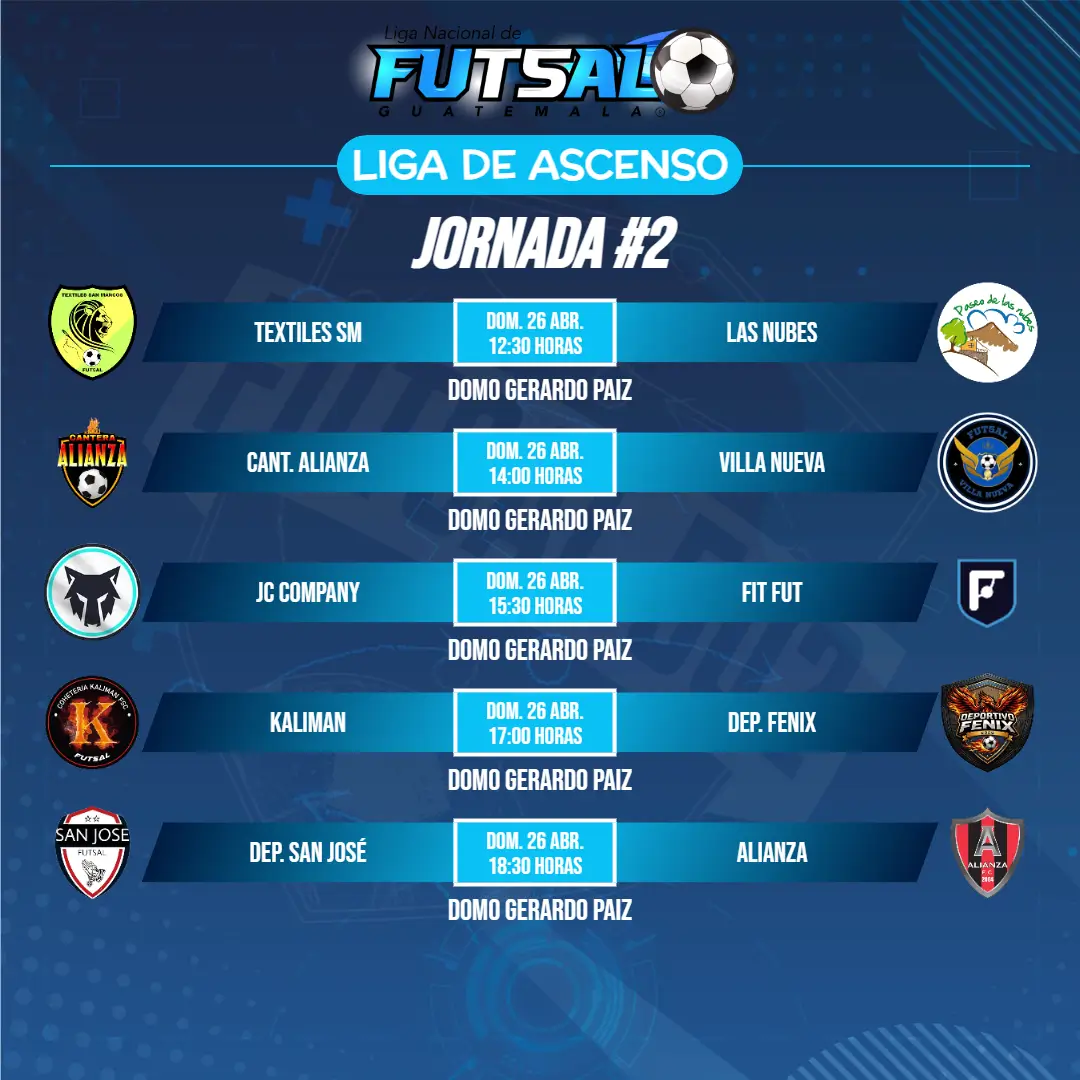 Liga Ascenso | Jornada #2