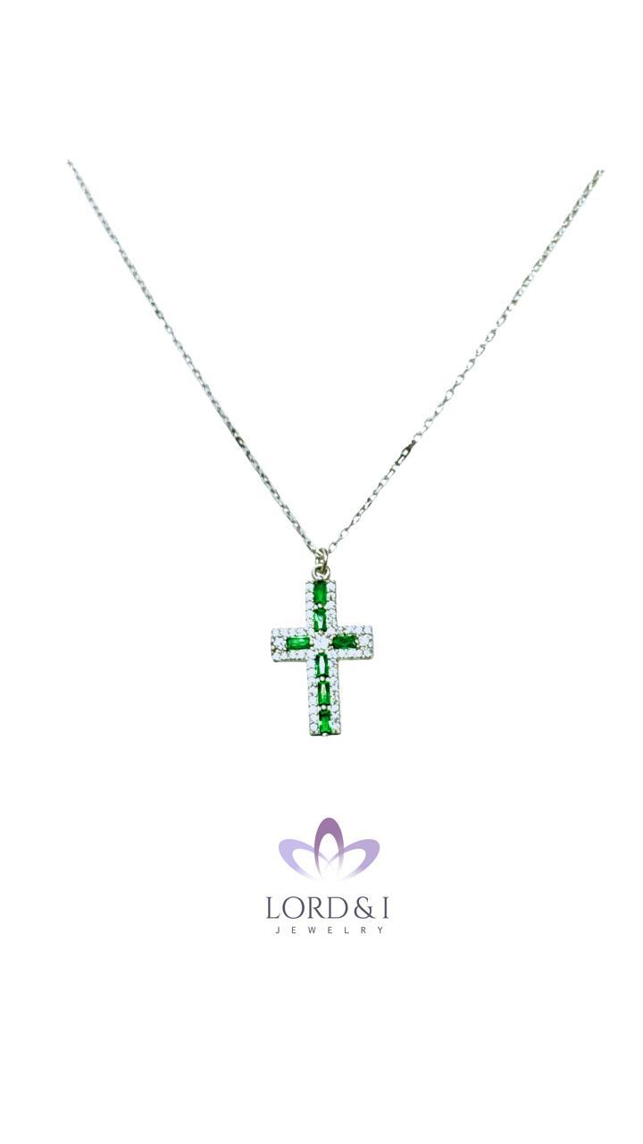 Cadena con dije cruz