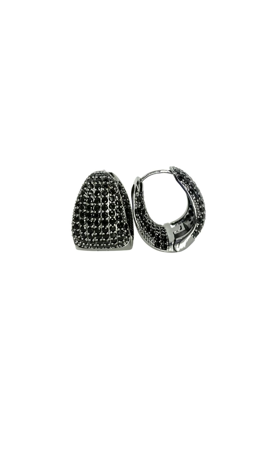 Argollas con Circonias negras