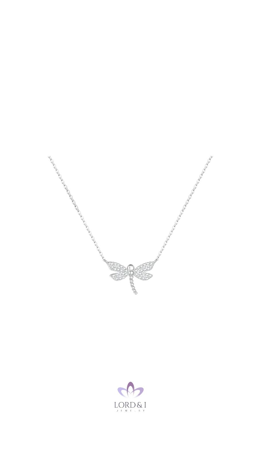 Cadena con libélula