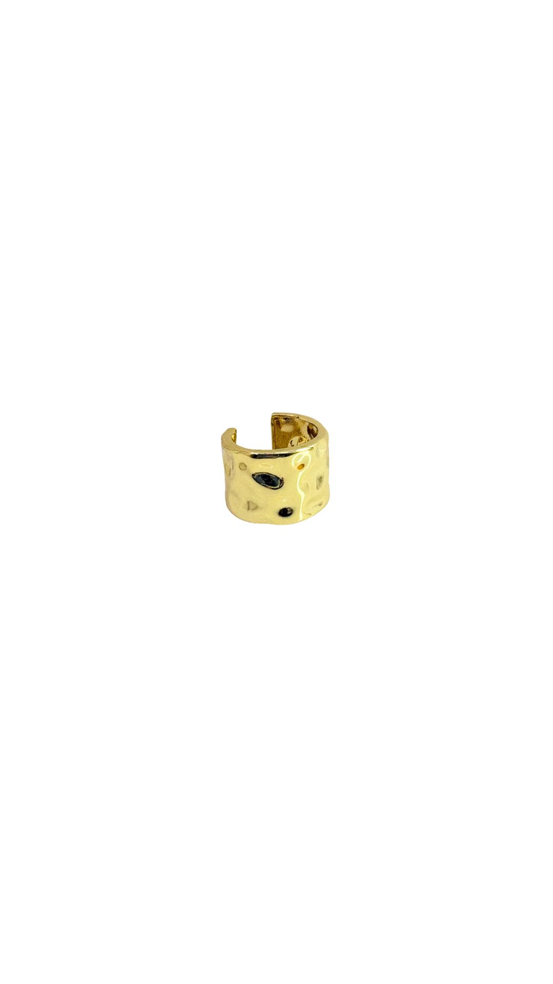 Anillo ancho dorado