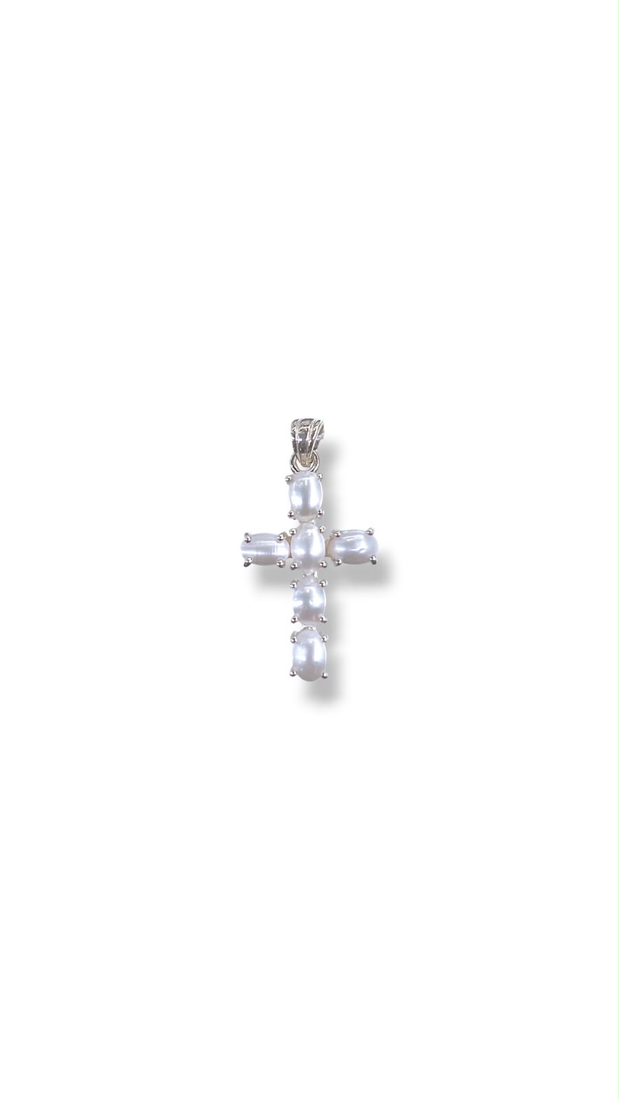 Cruz pequeña con Perlas