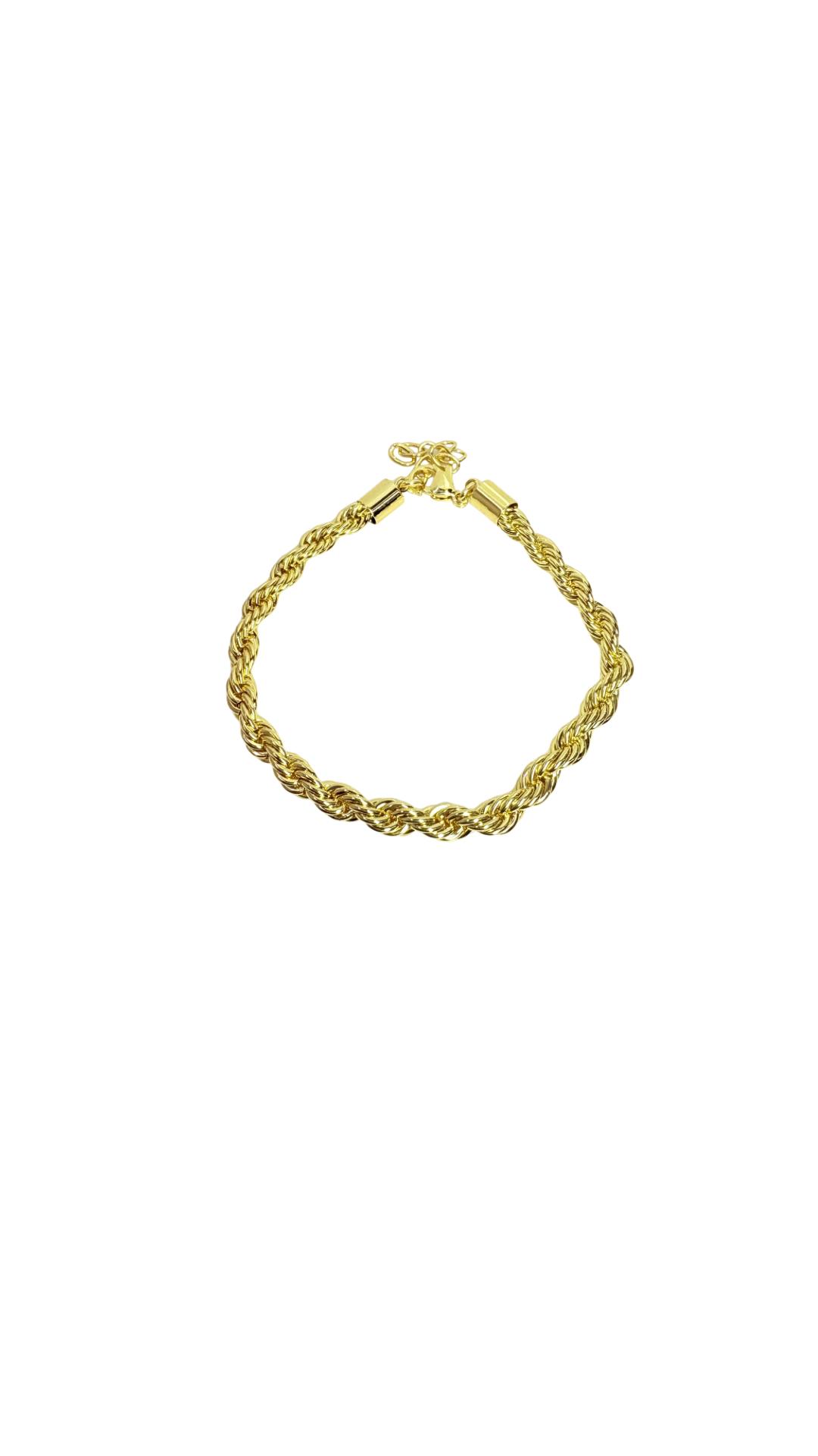 Pulsera lazo dorado