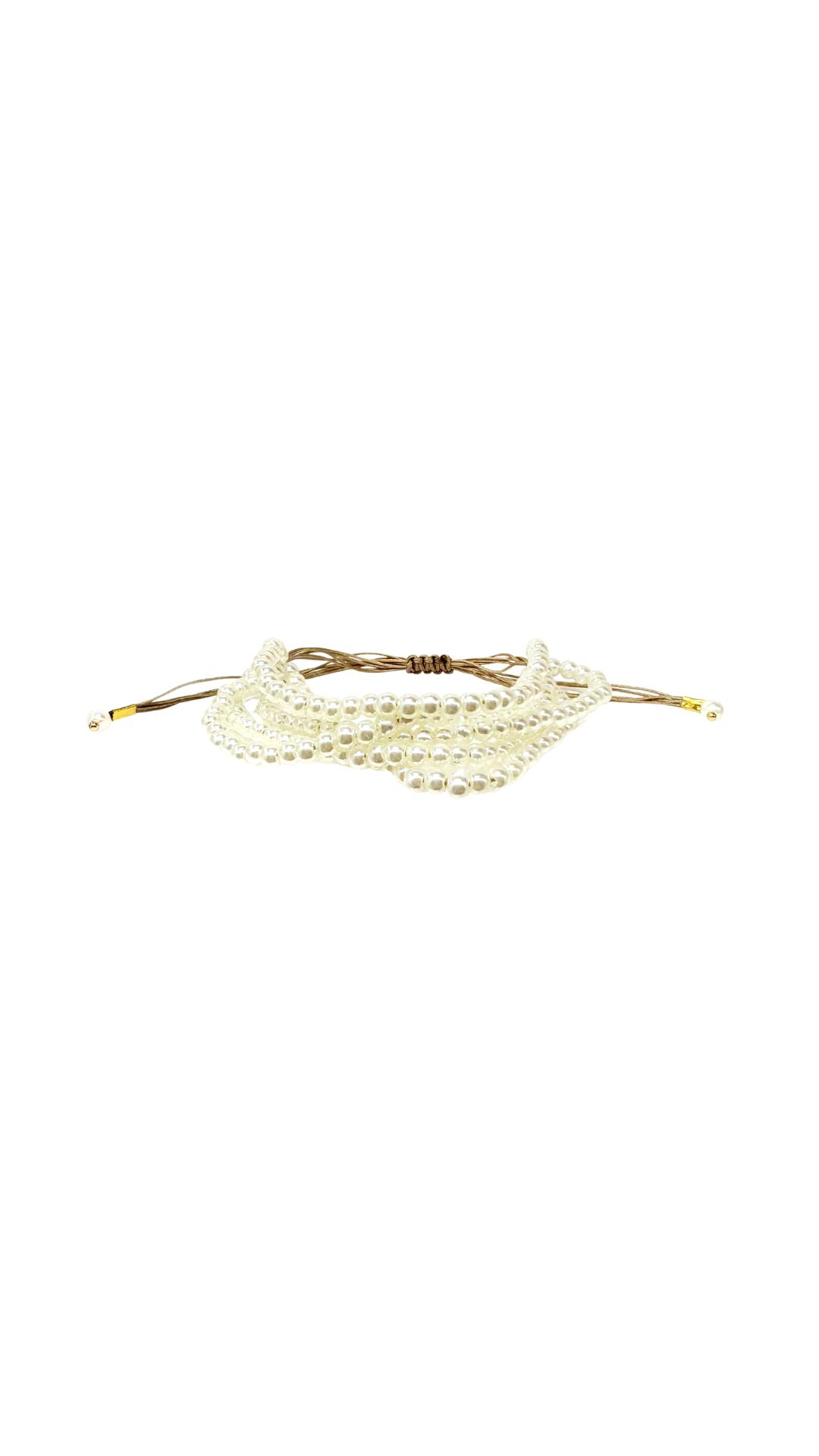 Pulsera con perlitas
