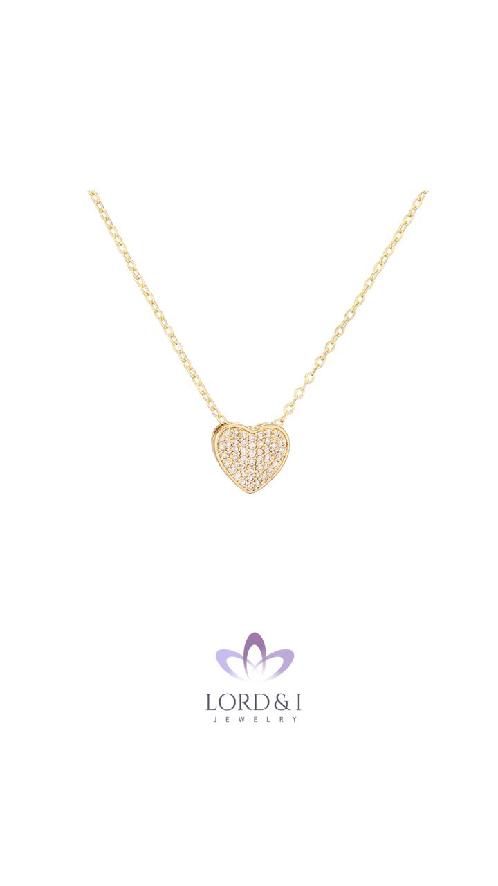 Cadena con dije corazón