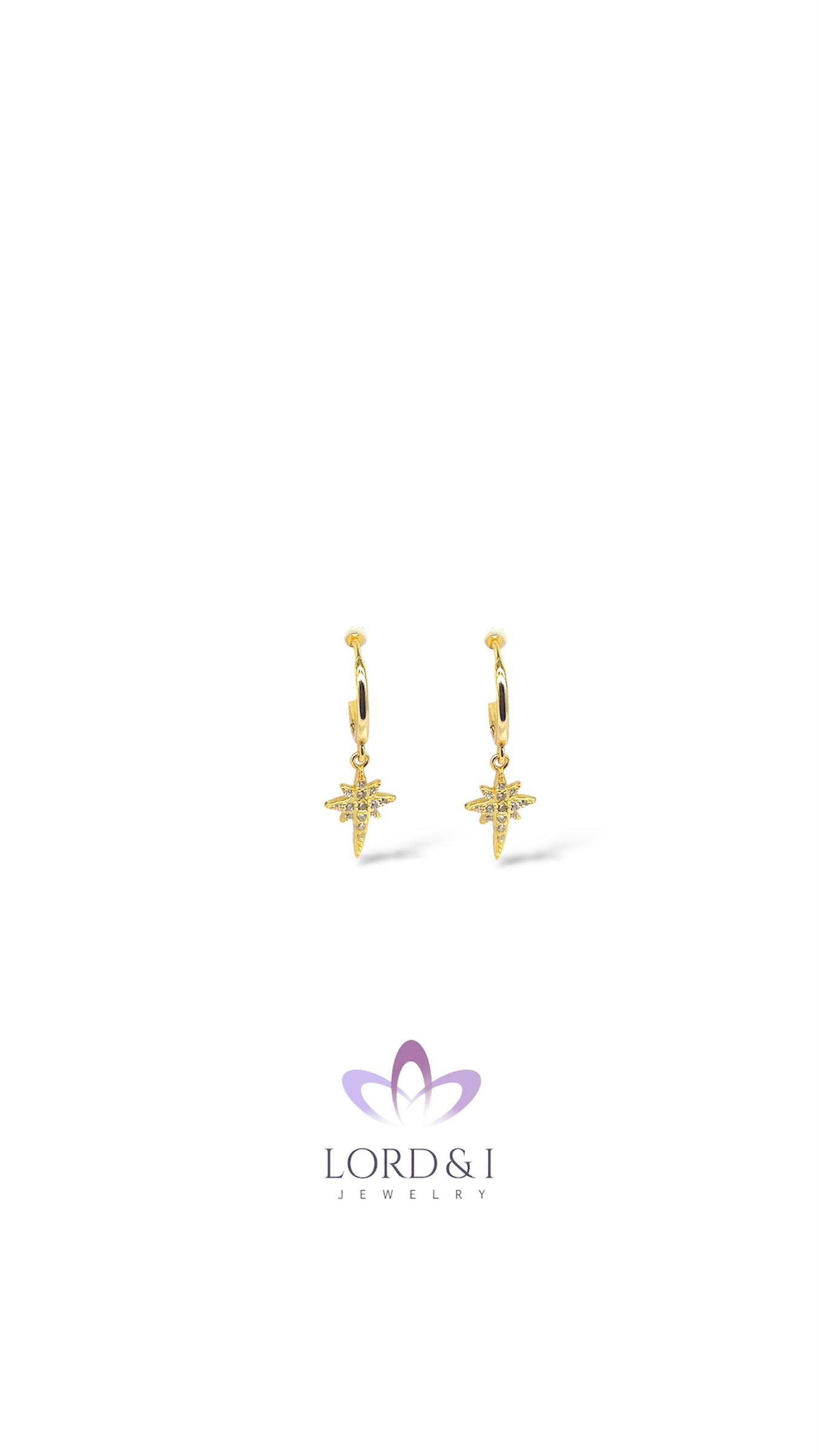 Argollas con estrella
