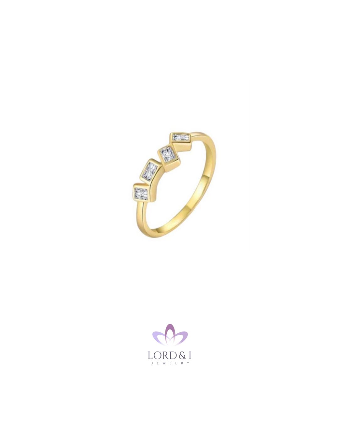 Anillo de baguettes