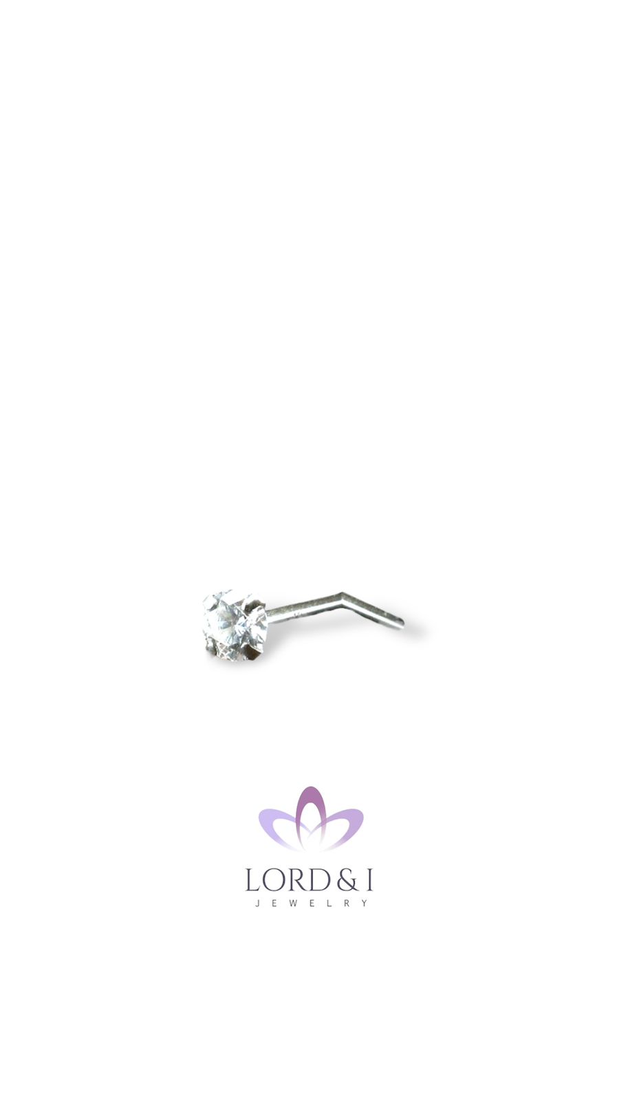 Arete piercing de nariz