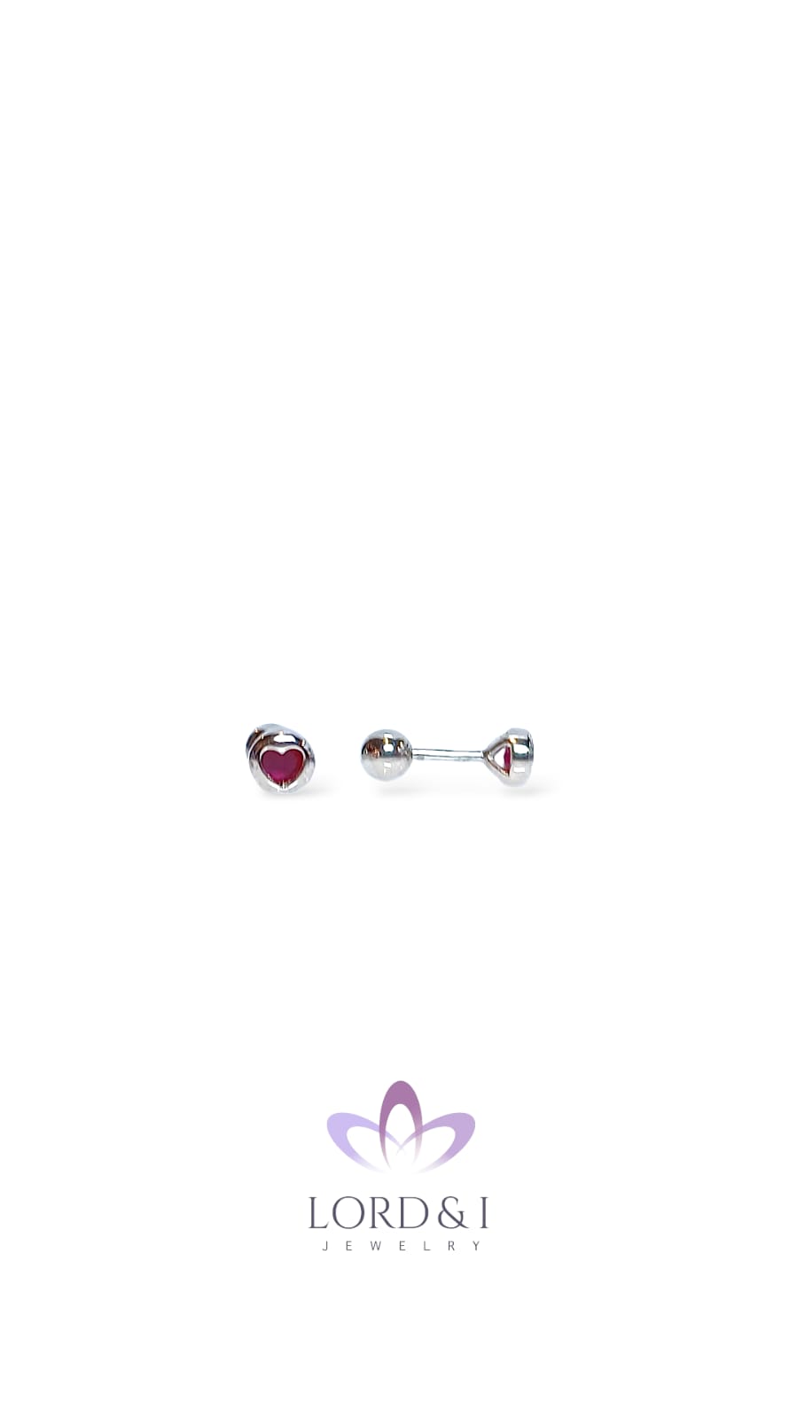 Aretes piercing con Circonia