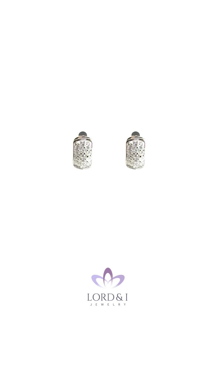 Argollas pequeñas con Circonias