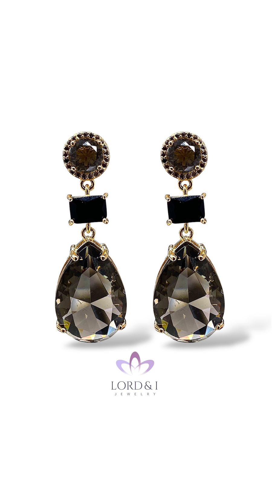 Aretes con Cuarzos