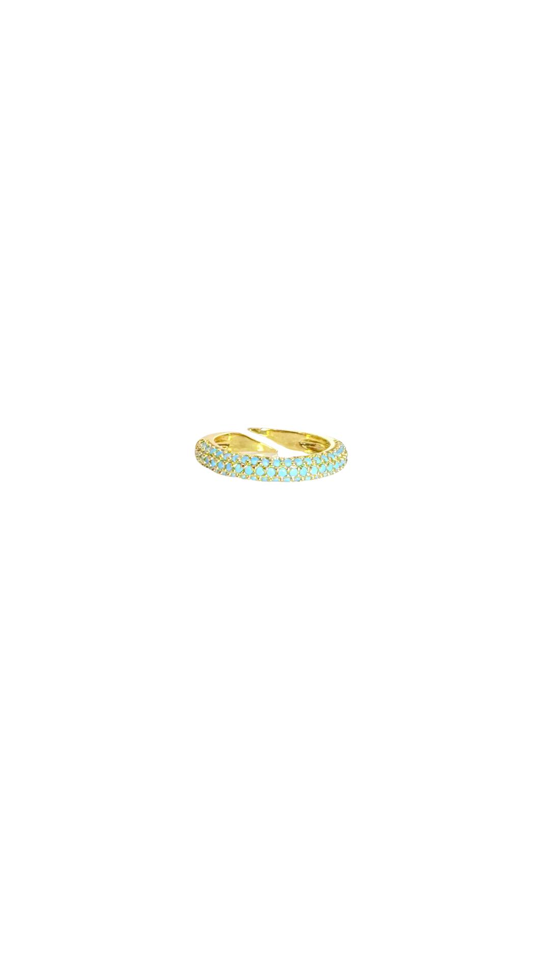 Anillo con turquesitas