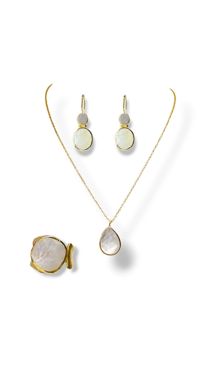Set de Cuarzo blanco
