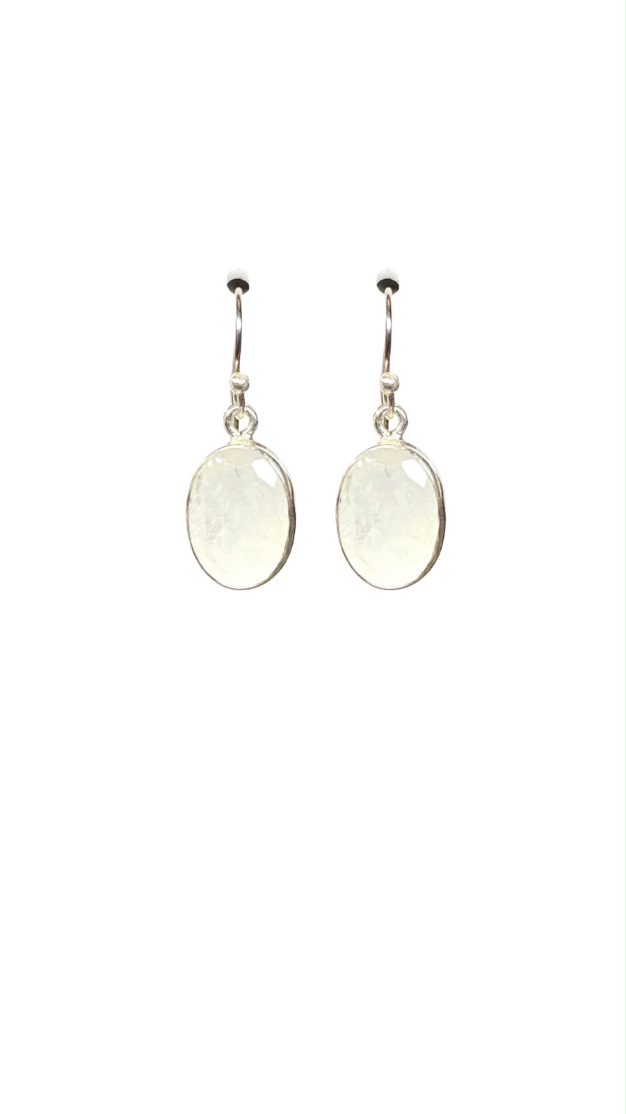 Aretes con gema Luna