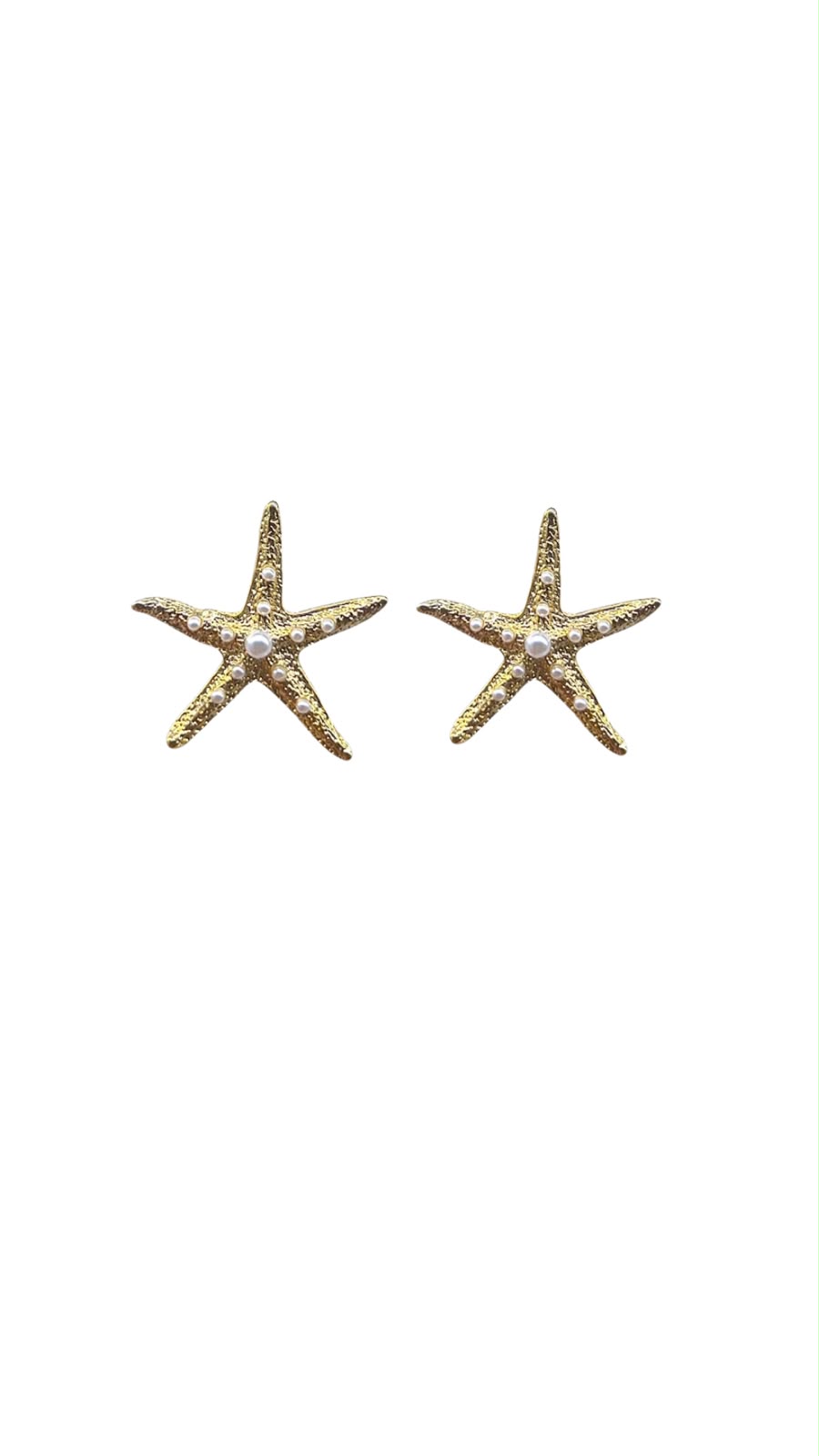 Aretes diseño estrella de mar