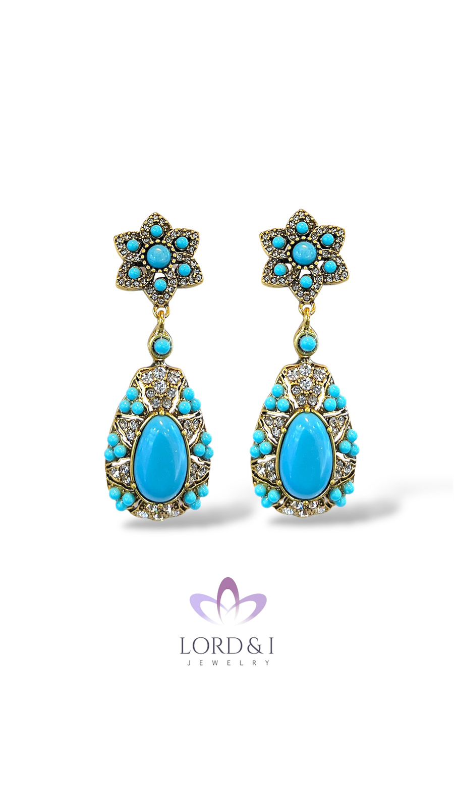 Aretes diseño vintage