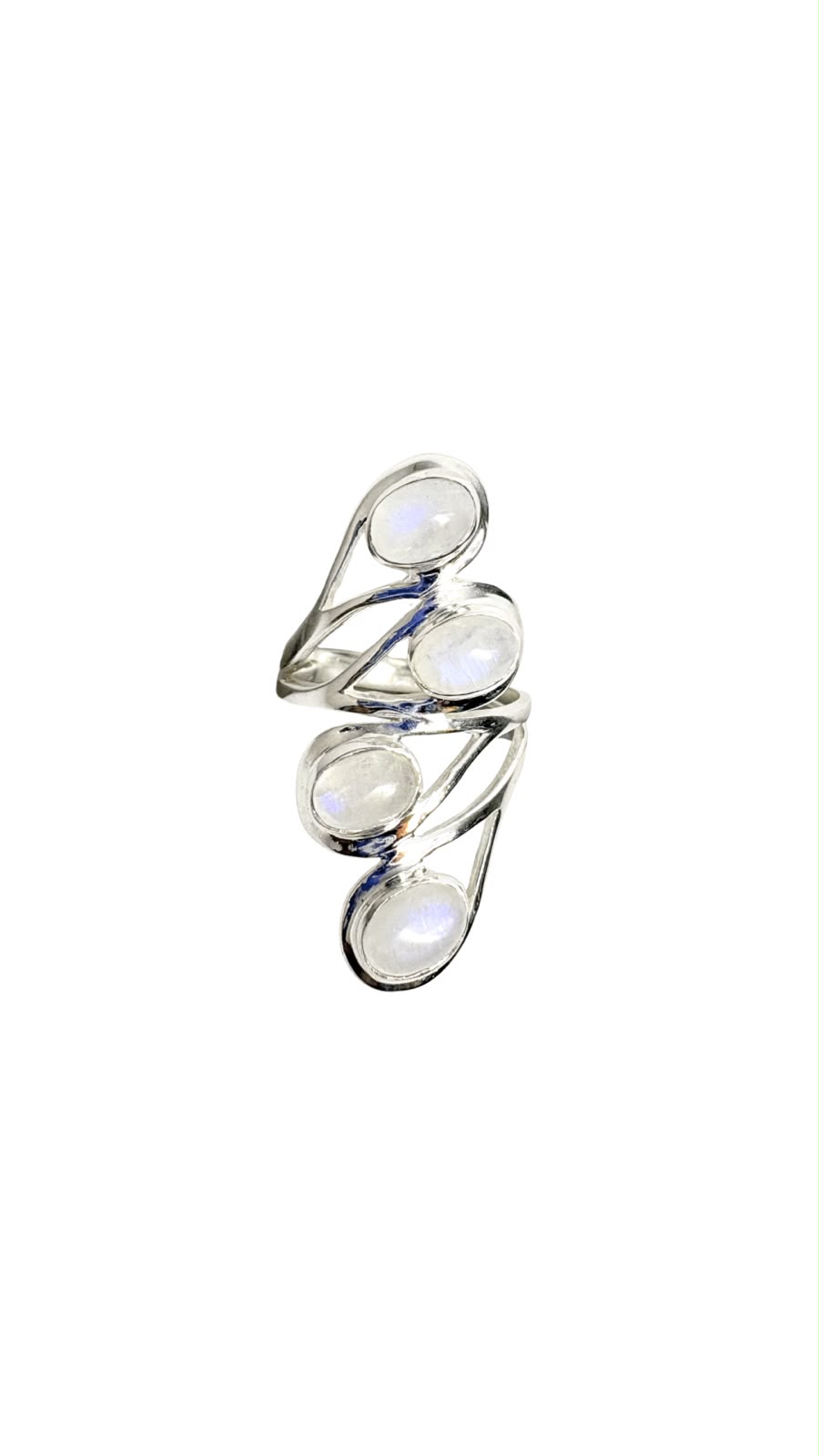 Anillo con gema Luna talla 7 y medio