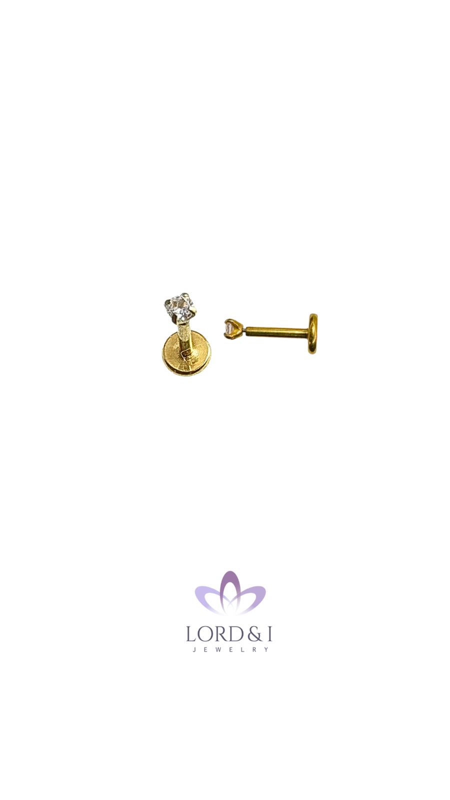 Aretes con Circonia 2mm