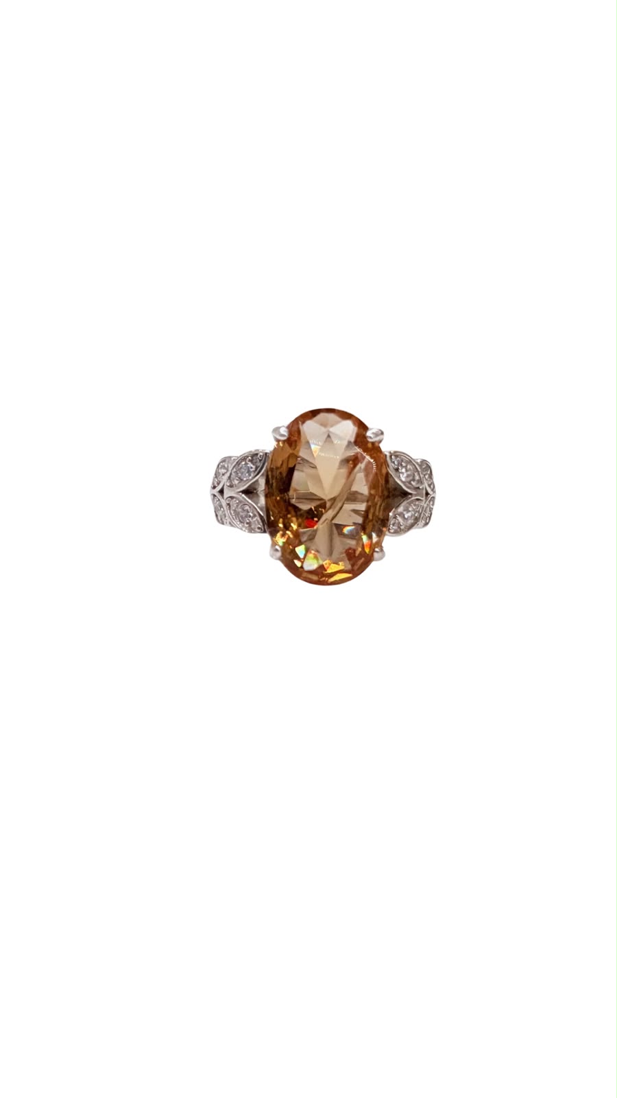 Anillo con gema Sultanita Talla 8