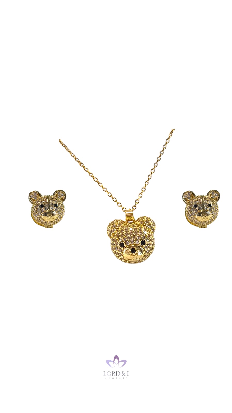 Set de ositos dorados