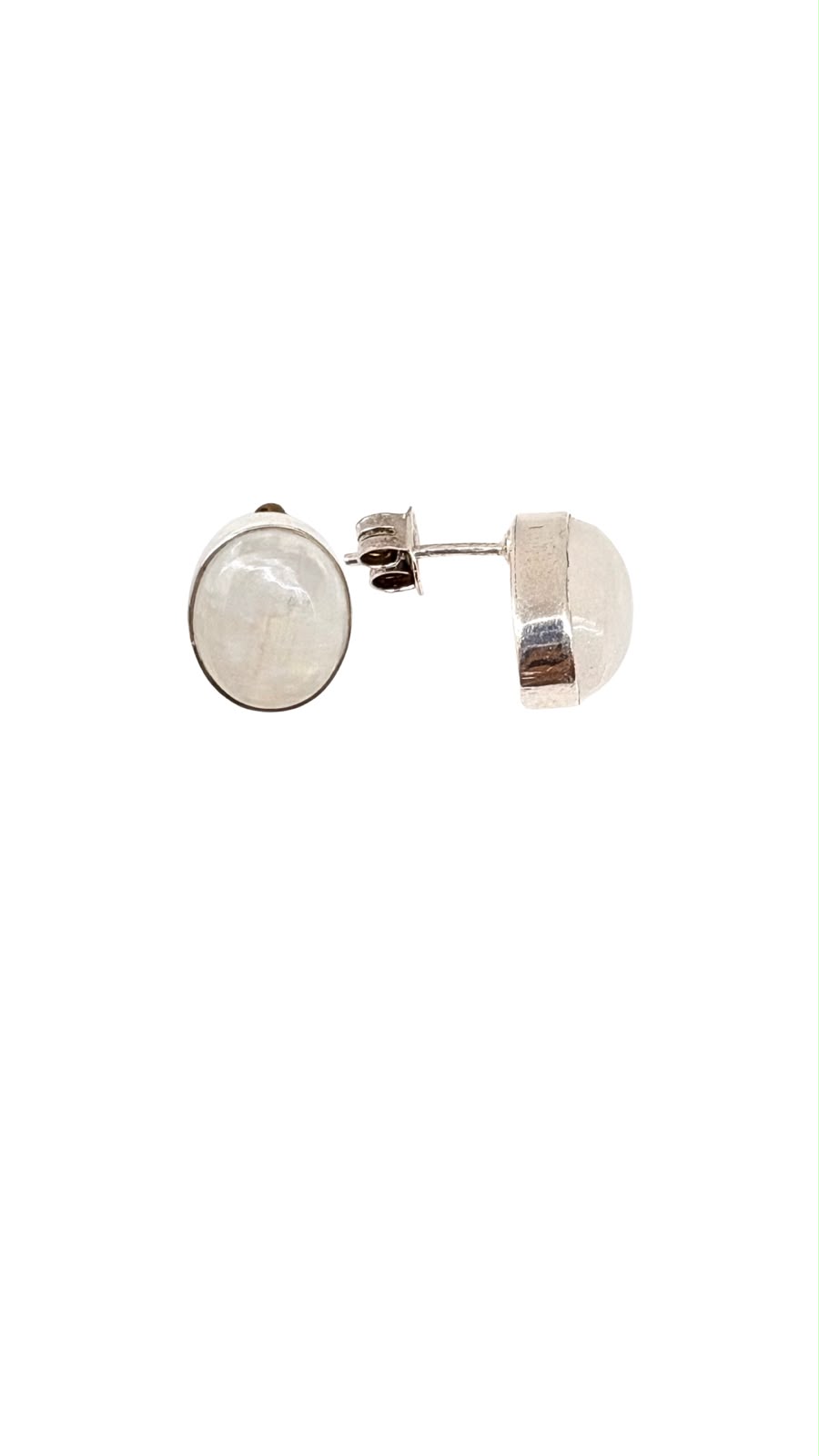 Aretes con gema Luna
