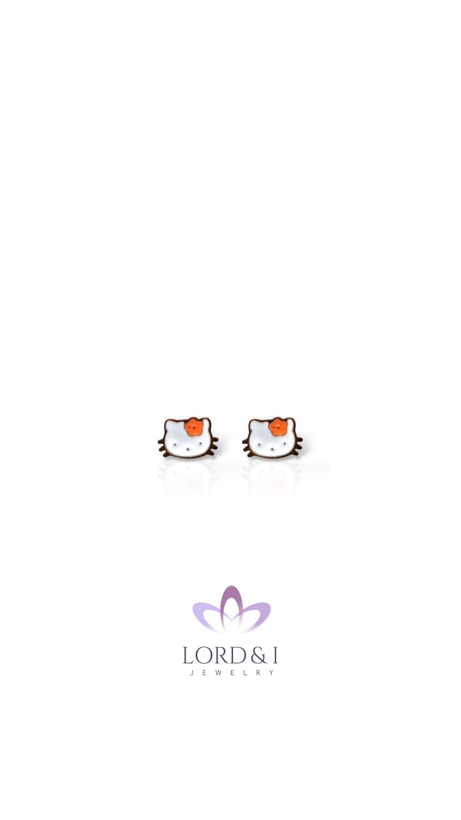 Aretes piercings hello kitty
