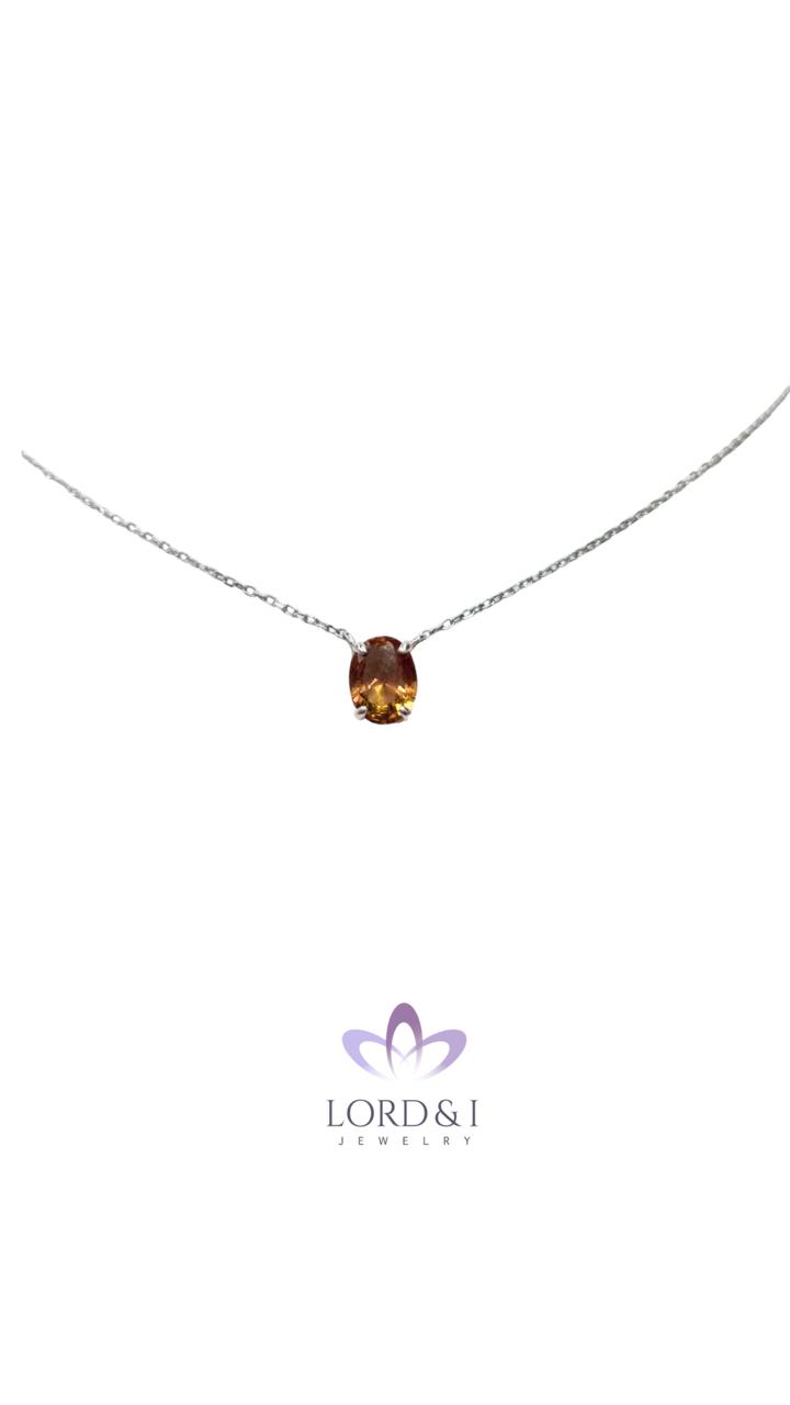 Cadena con gema Zultanita