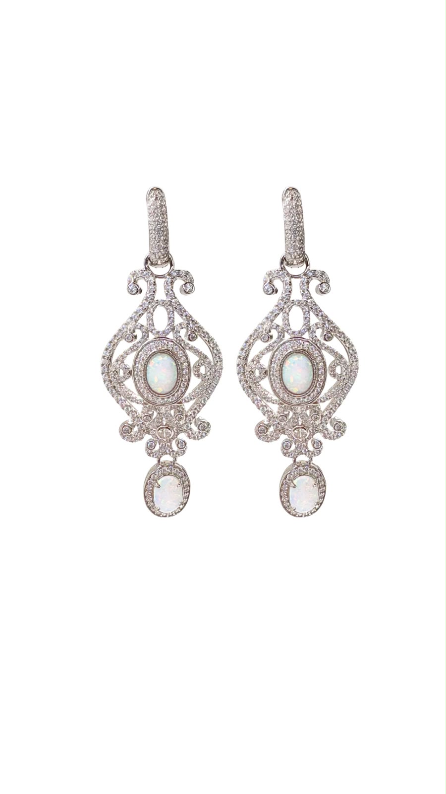 Aretes elegantes de Ópalo