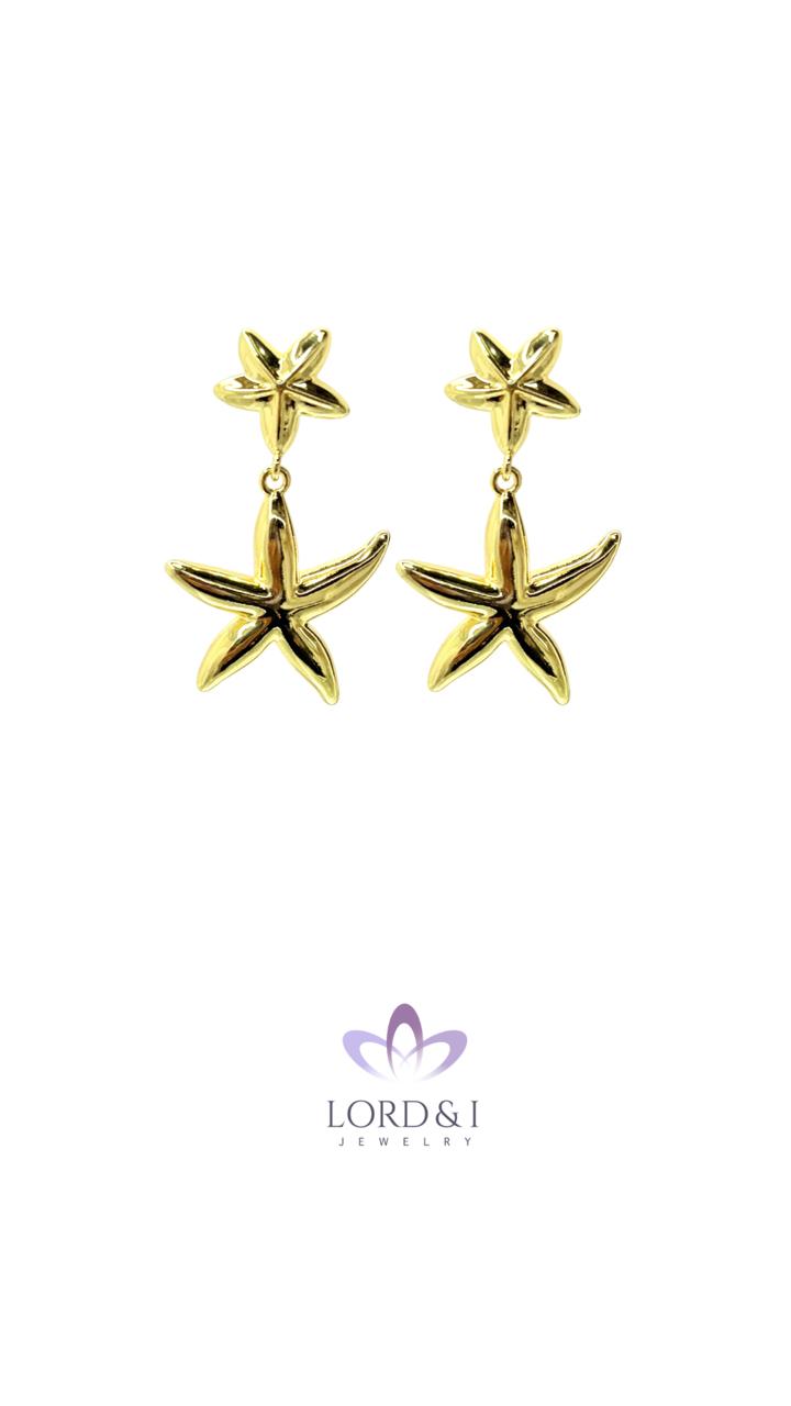 Aretes estrellas de mar