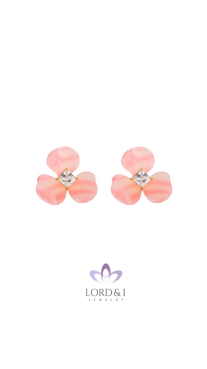 Aretes diseño flor