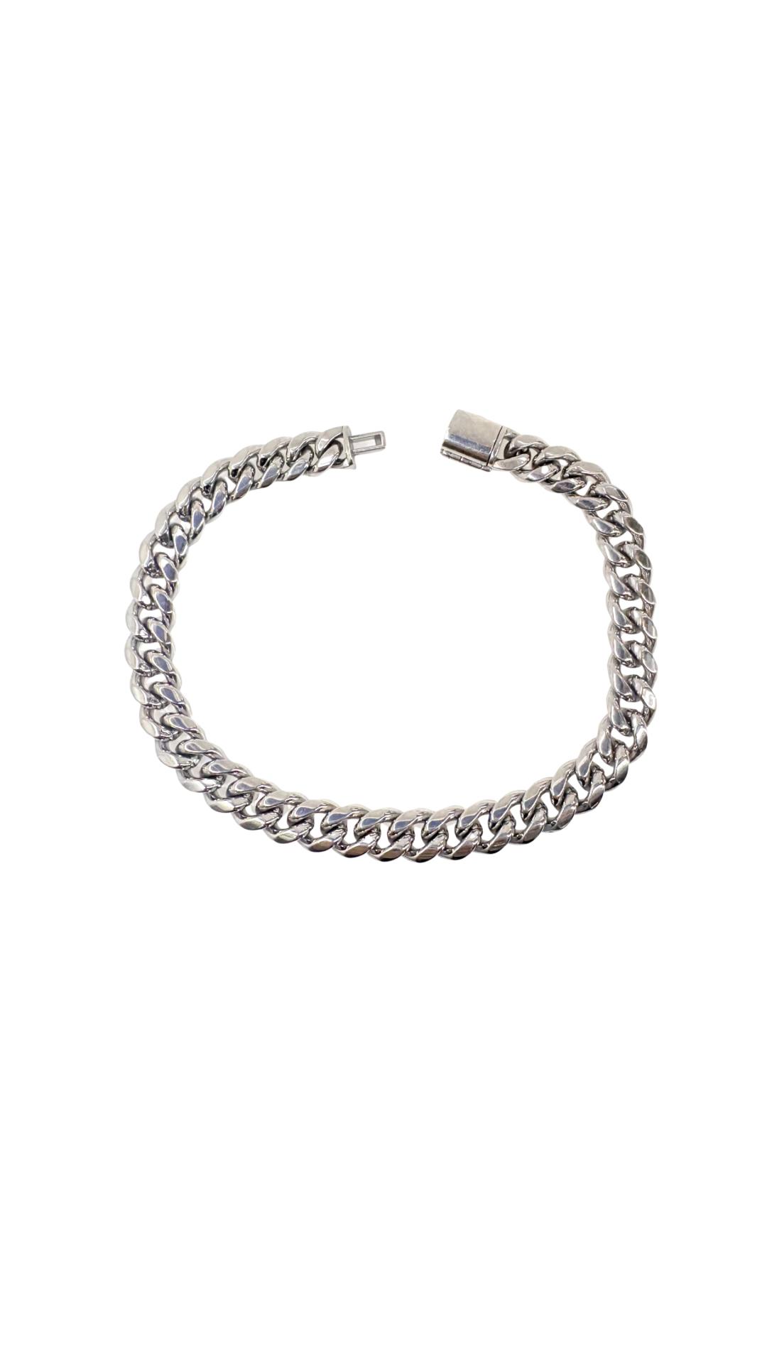 Pulsera diseño eslabón cubano