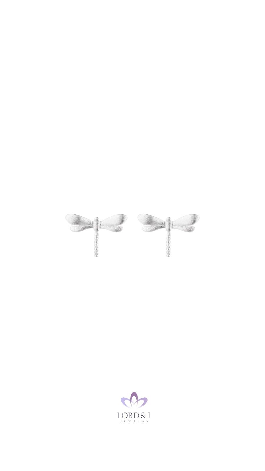 Aretes diseño libélula