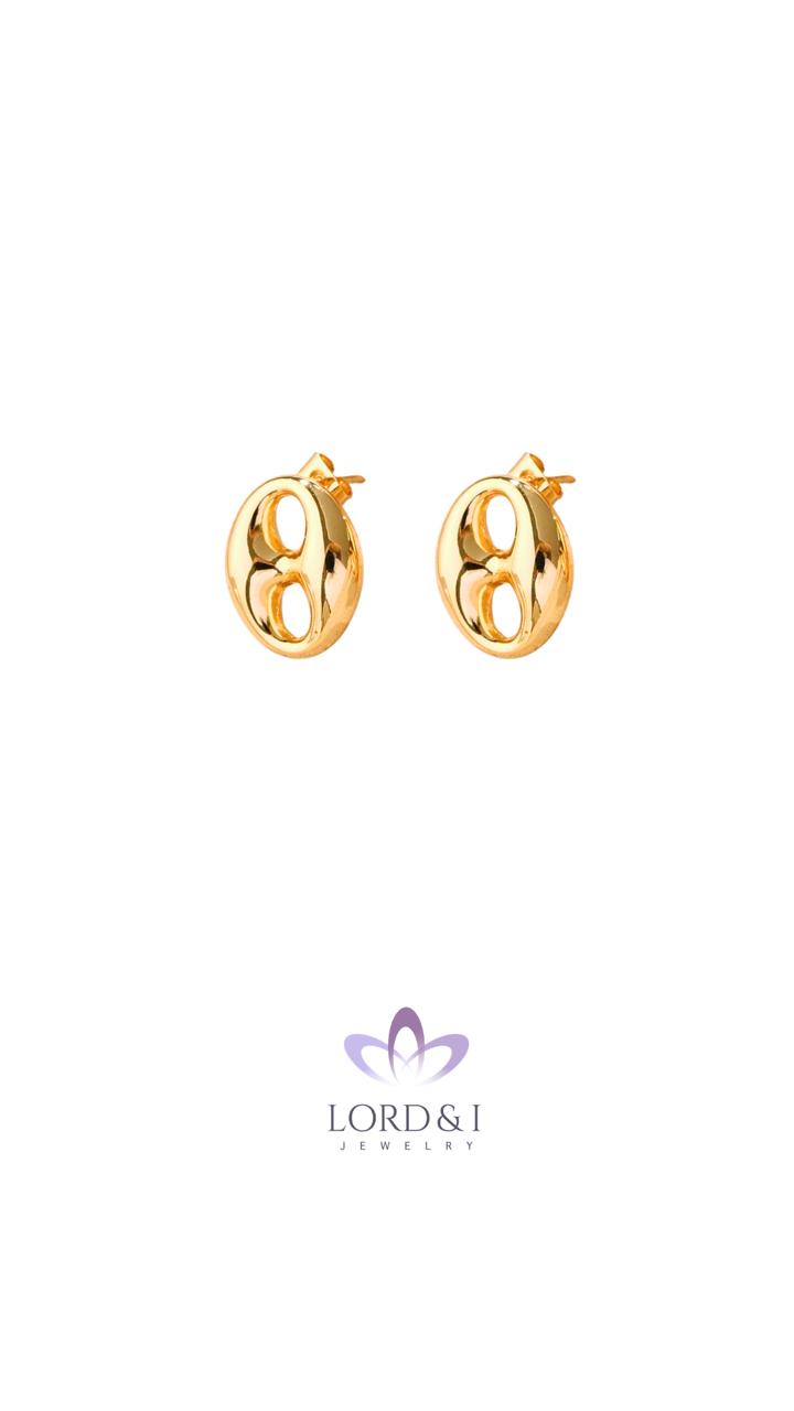 Aretes diseño en tendencia