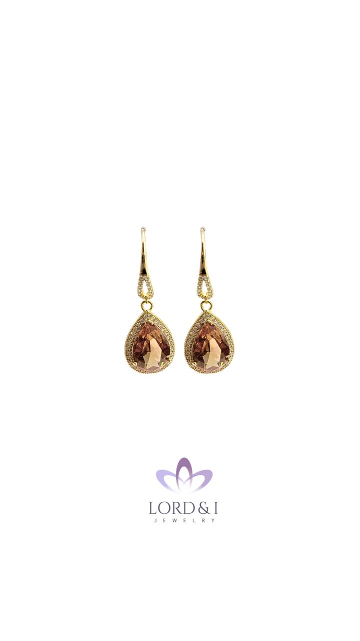 Aretes con gema Zultanita