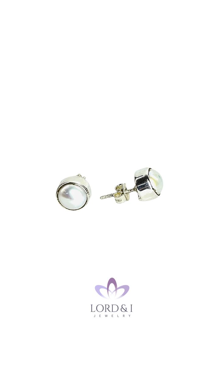 Aretes de perla de agua dulce