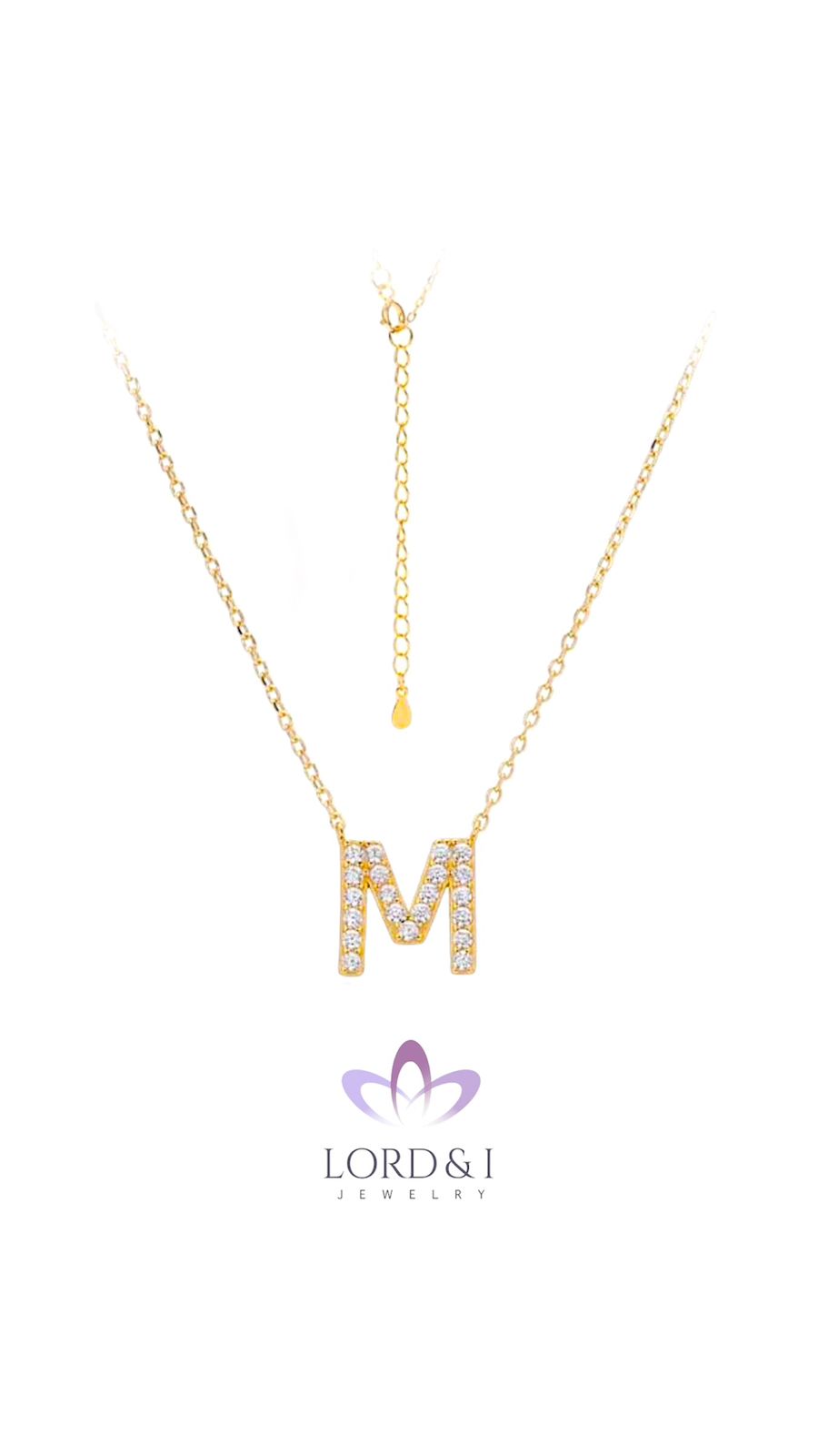 Cadena con letra M