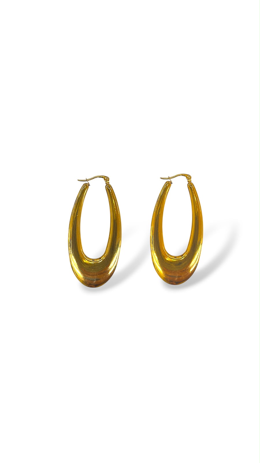 Argollas grandes doradas